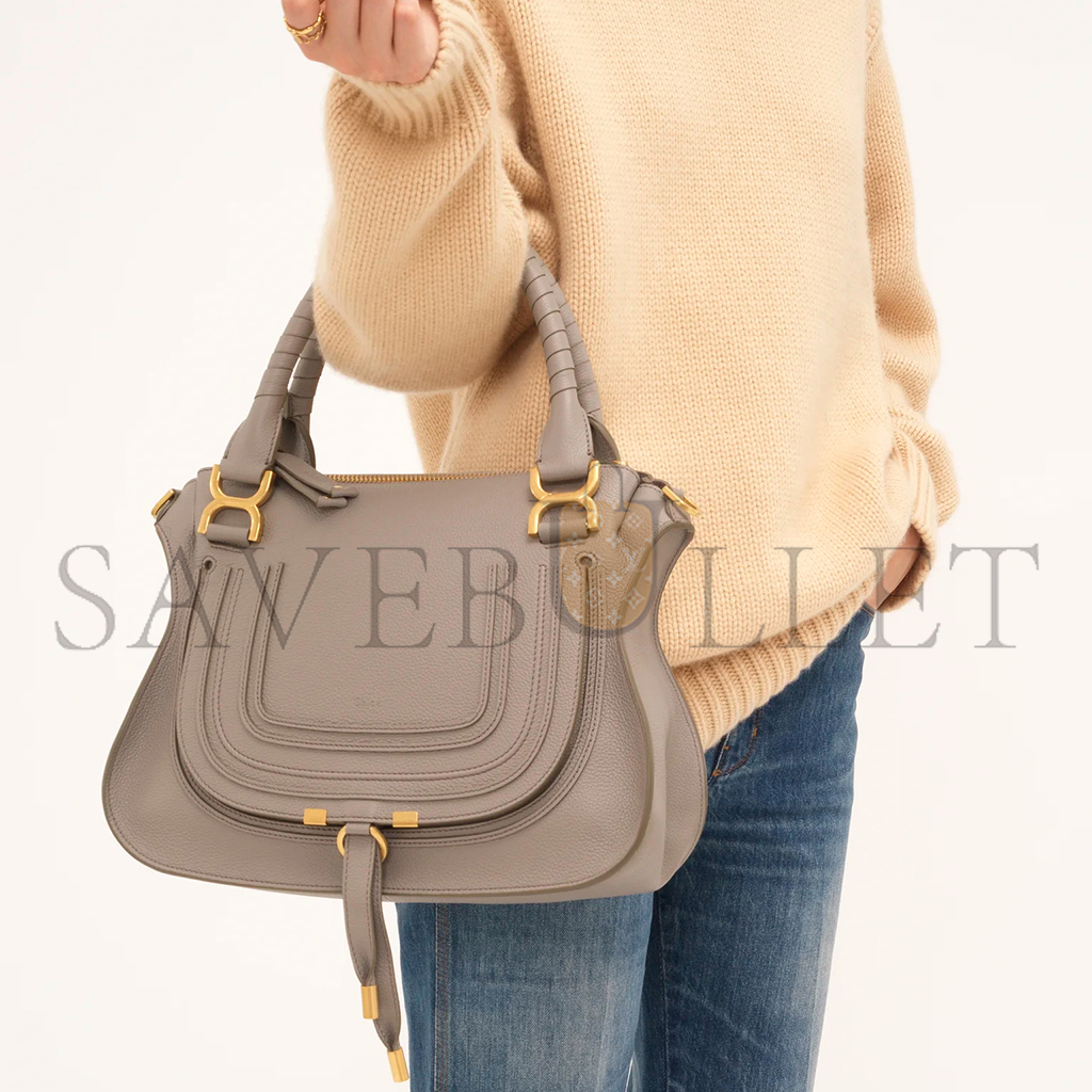 CHLOE MARCIE BAG IN GRAINED LEATHER CHC22AS660I31053 (36*28*12cm)